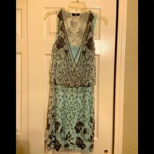 Lotus Thread Formal Dress Prom Wedding Evening Dress sz 4